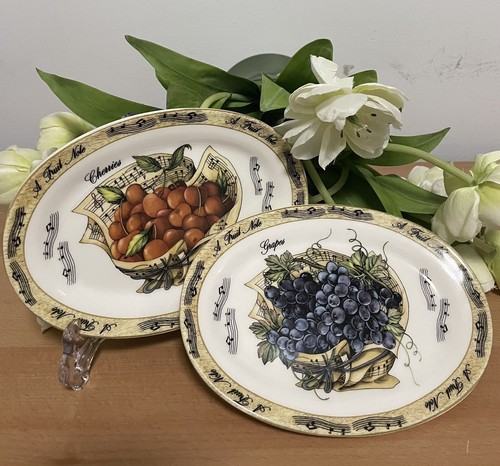 Vintage set fruit note - set,